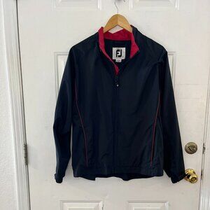 Footjoy Woman's Dryjoys Fz Performance Windbreaking Rain Golf Jacket Sz Lr